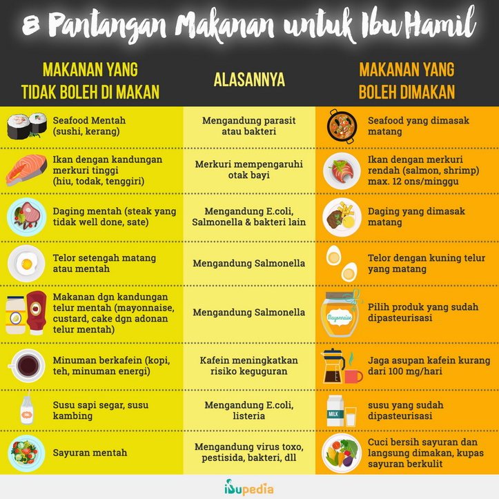 Apa Saja Makanan Yang Wajib Dihindari Saat Program Hamil